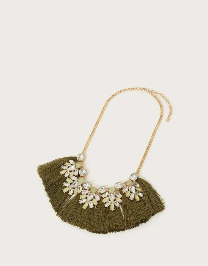 Monsoon Beaded Fringe Necklace Women Jewellery and Hair Monsoon Beaded Fringe Necklace Women Jewellery and Hair