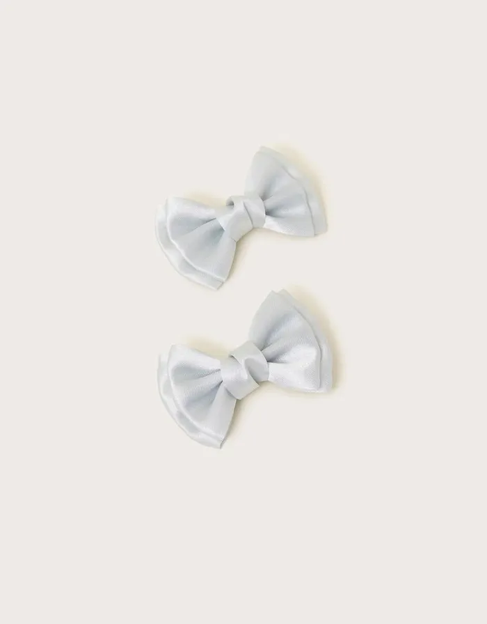 Monsoon Bridesmaid Bow Hair Clips Set Of Two Children Girls039 Hair Accessories
