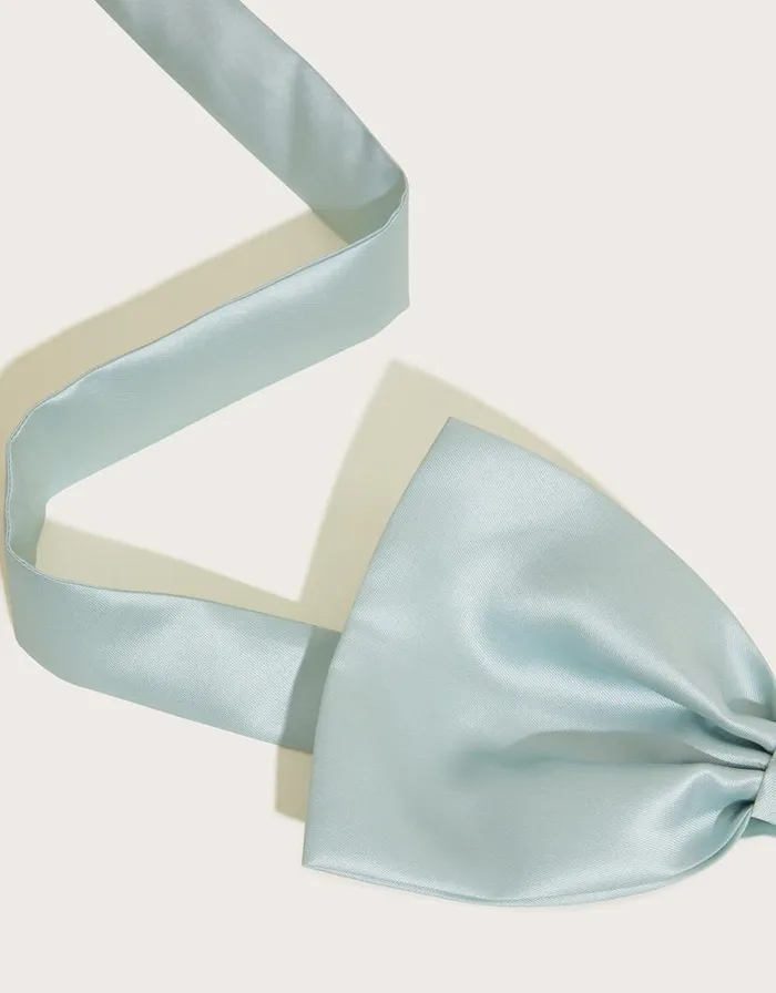 Monsoon BRIDESMAID Duchess Twill Bow And Sash Green Children Partywear Monsoon BRIDESMAID Duchess Twill Bow And Sash Green Children Partywear