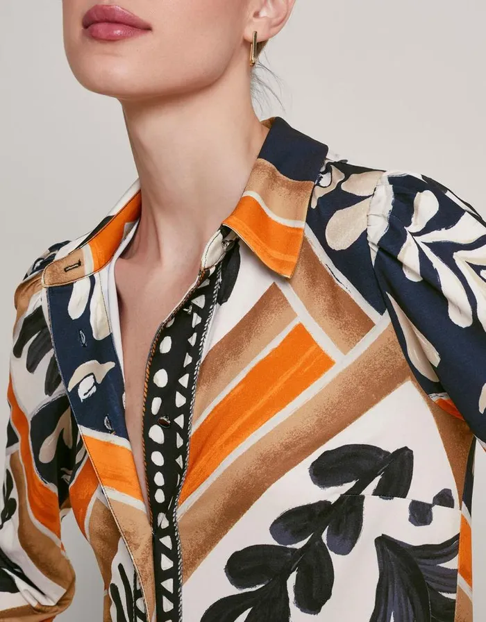 Monsoon Cadenza Print Jersey Shirt Black Women Tops and Blouses Monsoon Cadenza Print Jersey Shirt Black Women Tops and Blouses