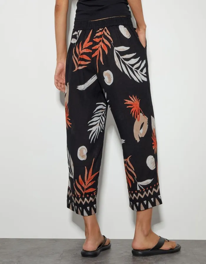 Monsoon Carlotta Crop Trousers Black Women Trousers and Jeans Monsoon Carlotta Crop Trousers Black Women Trousers and Jeans