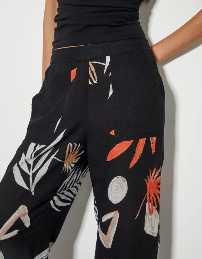 Monsoon Carlotta Crop Trousers Black Women Trousers and Jeans Monsoon Carlotta Crop Trousers Black Women Trousers and Jeans