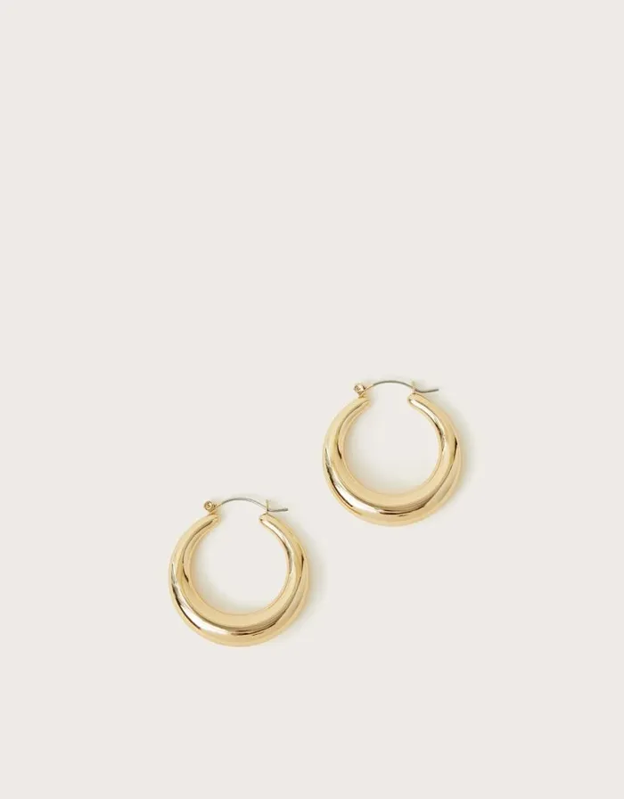 Monsoon Chunky Hoop Earrings Women Jewellery and Hair