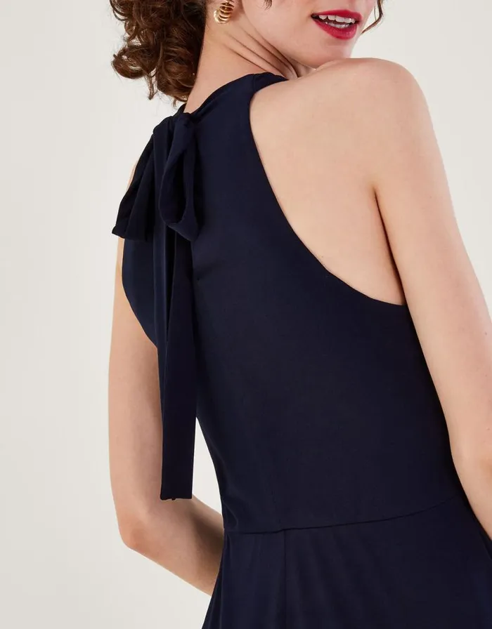 Monsoon Clo Crossover Maxi Dress Blue Women Occasionwear Monsoon Clo Crossover Maxi Dress Blue Women Occasionwear