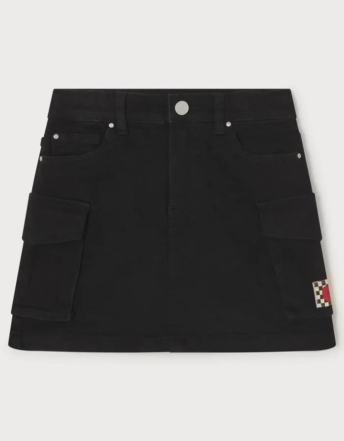 Monsoon Denim Mini Skirt Black Children Casualwear Collection Monsoon Denim Mini Skirt Black Children Casualwear Collection
