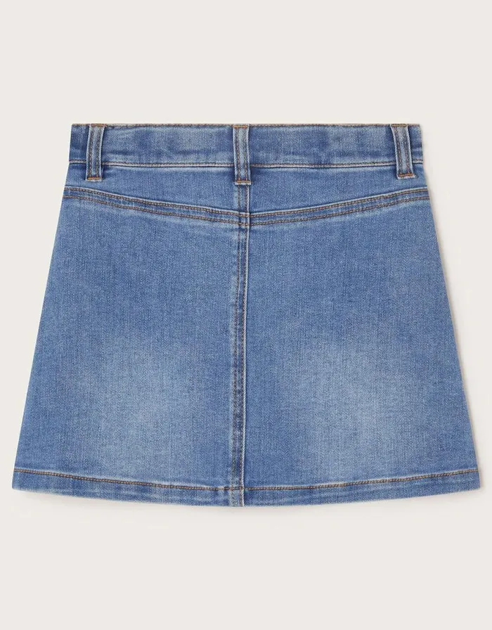Monsoon Denim Mini Skirt Blue Children Casualwear Collection Monsoon Denim Mini Skirt Blue Children Casualwear Collection