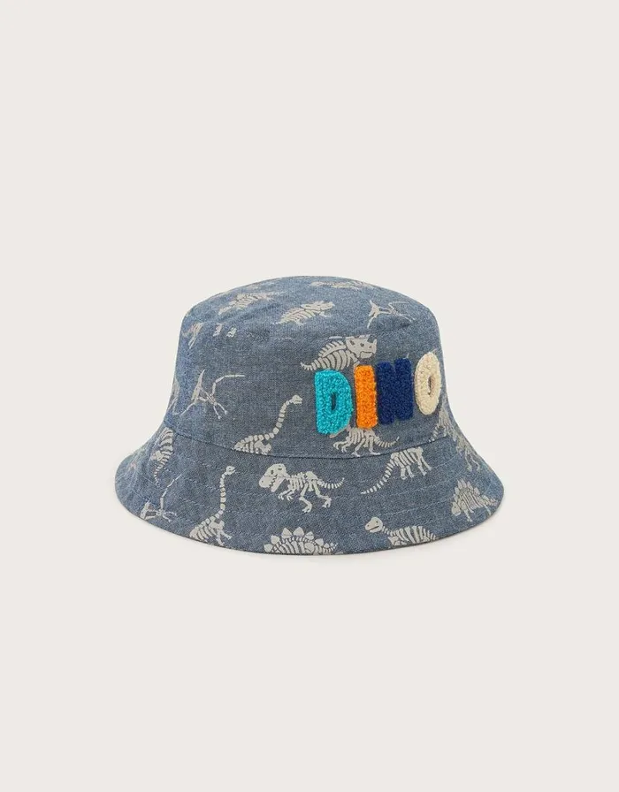 Monsoon Dinosaur Spike Bucket Hat Multi Children Hats and Sunglasses