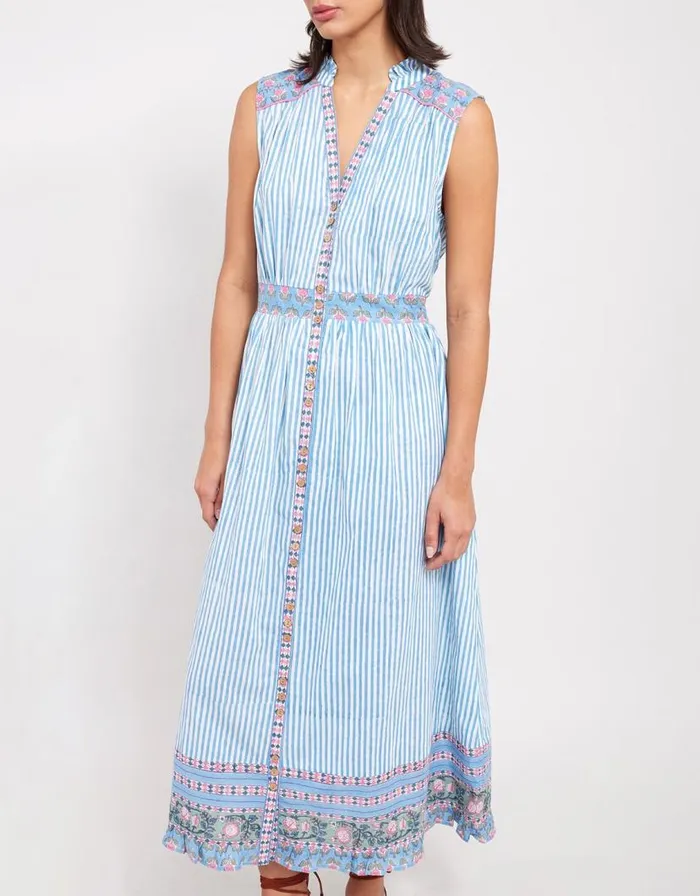 Monsoon East Taryn Dress Blue Women Summer Dresses Monsoon East Taryn Dress Blue Women Summer Dresses