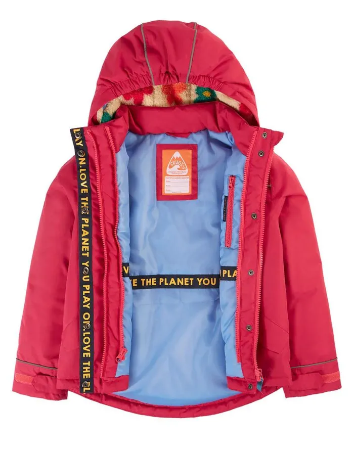 Monsoon Frugi 3in1 Waterproof Rambler Coat Pink Children Coats and Jackets Monsoon Frugi 3in1 Waterproof Rambler Coat Pink Children Coats and Jackets