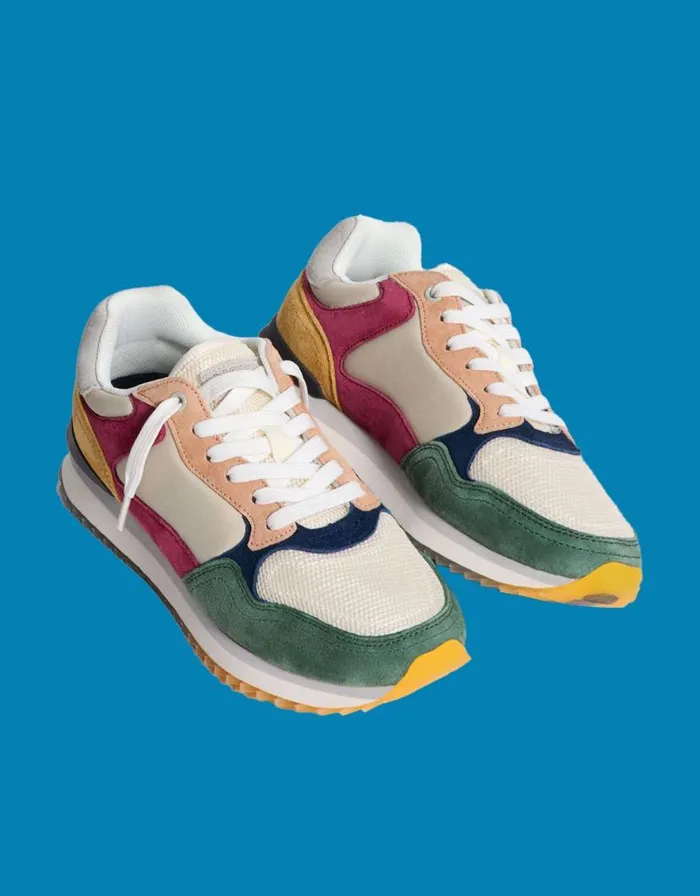 Monsoon Hoff Montreal Trainers Multi Women Flats