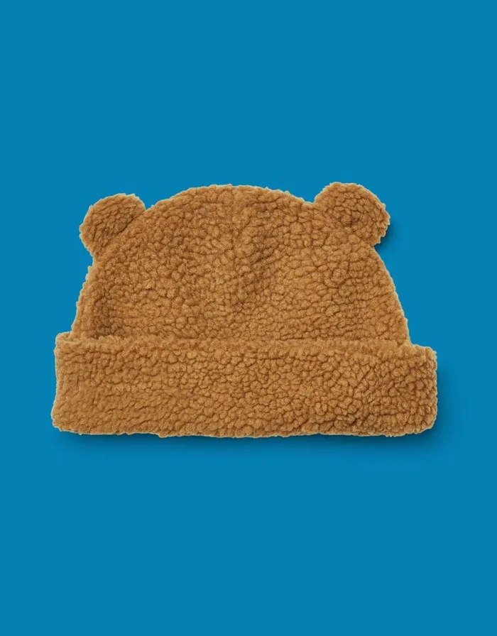 Monsoon Liewood Bibi Pile Beanie With Ears Camel Children Hats and Sunglasses
