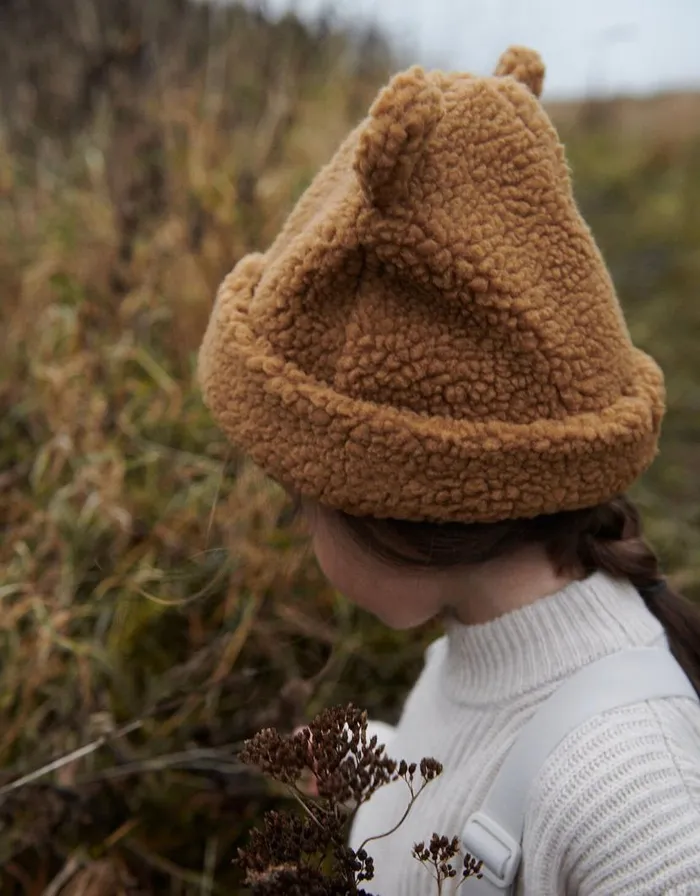 Monsoon Liewood Bibi Pile Beanie With Ears Camel Children Hats and Sunglasses Monsoon Liewood Bibi Pile Beanie With Ears Camel Children Hats and Sunglasses