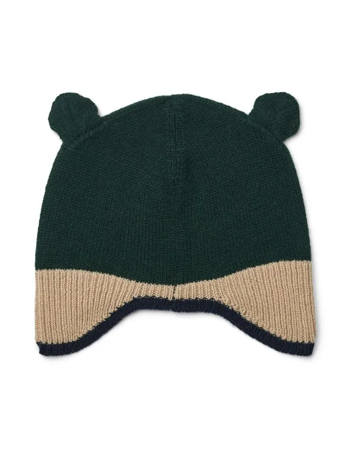 Monsoon Liewood Milan Beanie With Ears Green Children Hats and Sunglasses Monsoon Liewood Milan Beanie With Ears Green Children Hats and Sunglasses