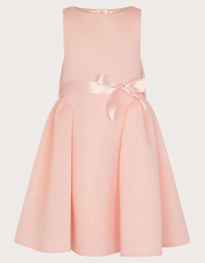 Monsoon Molly Scuba Bridesmaid Dress Pink Children Partywear Monsoon Molly Scuba Bridesmaid Dress Pink Children Partywear