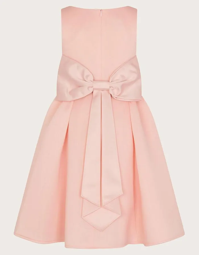 Monsoon Molly Scuba Bridesmaid Dress Pink Children Partywear Monsoon Molly Scuba Bridesmaid Dress Pink Children Partywear