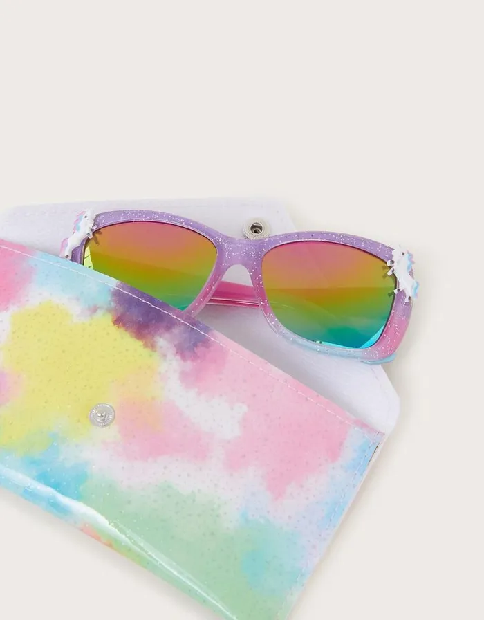 Monsoon Ombre Unicorn Sunglasses With Case Children Hats and Sunglasses