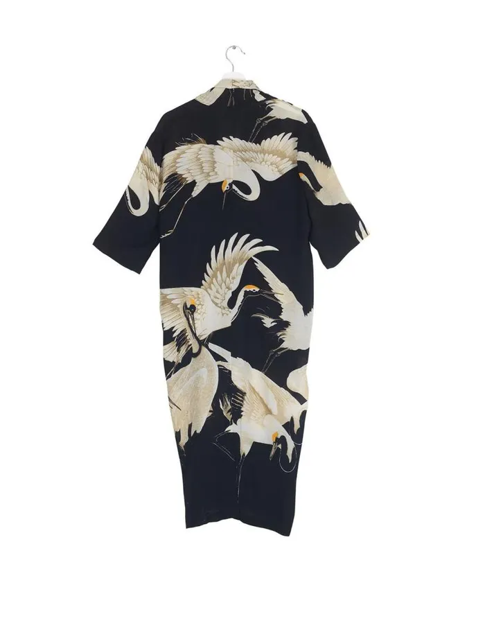 Monsoon One Hundred Stars Stork Print Dress Black Women Summer Dresses Monsoon One Hundred Stars Stork Print Dress Black Women Summer Dresses