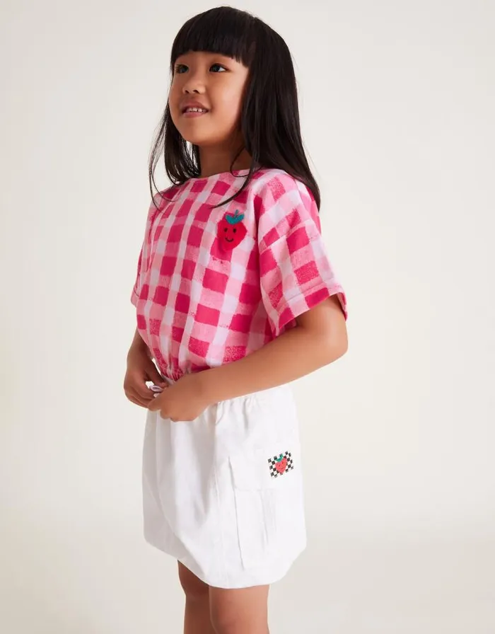 Monsoon Parachute Cargo Skirt White Children Casualwear Collection