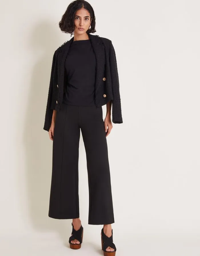 Monsoon Paula Ponte Bootcut Trousers Black Women Trousers and Jeans Monsoon Paula Ponte Bootcut Trousers Black Women Trousers and Jeans