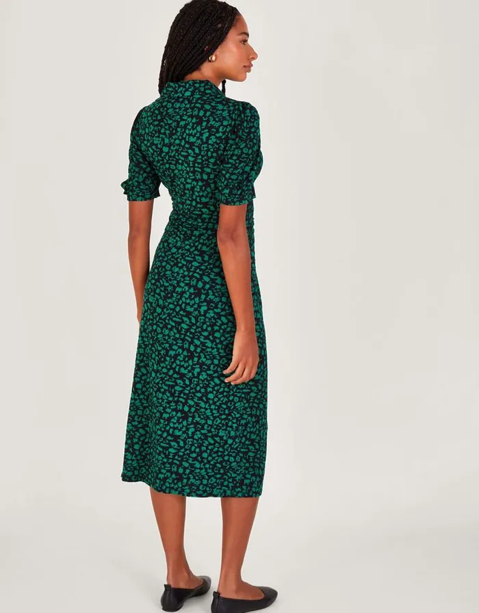 Monsoon Pip Print Tie Dress Black Women Jersey Dresses Monsoon Pip Print Tie Dress Black Women Jersey Dresses