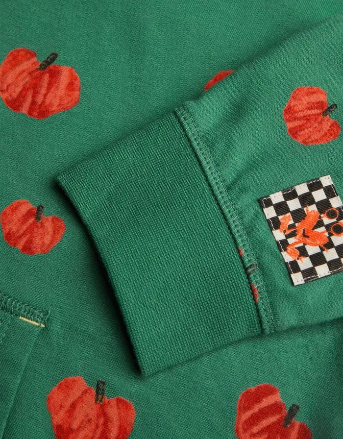 Monsoon Pumpkin Print Hoodie Green Children Knitwear Jumpers and Hoodies Monsoon Pumpkin Print Hoodie Green Children Knitwear Jumpers and Hoodies