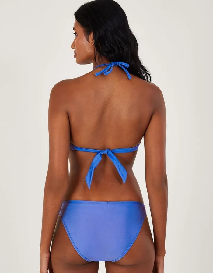 Monsoon Ring Detail Plain Bikini Bottoms Blue Women Beachwear and Swimwear Monsoon Ring Detail Plain Bikini Bottoms Blue Women Beachwear and Swimwear