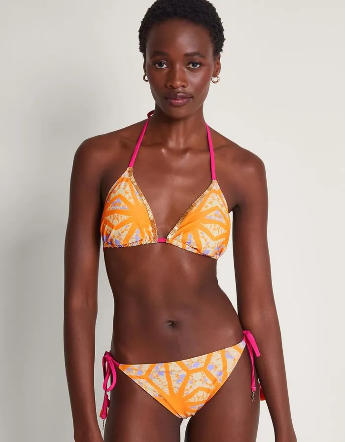 Monsoon Santiago Bikini Top Orange Women Beachwear and Swimwear Monsoon Santiago Bikini Top Orange Women Beachwear and Swimwear