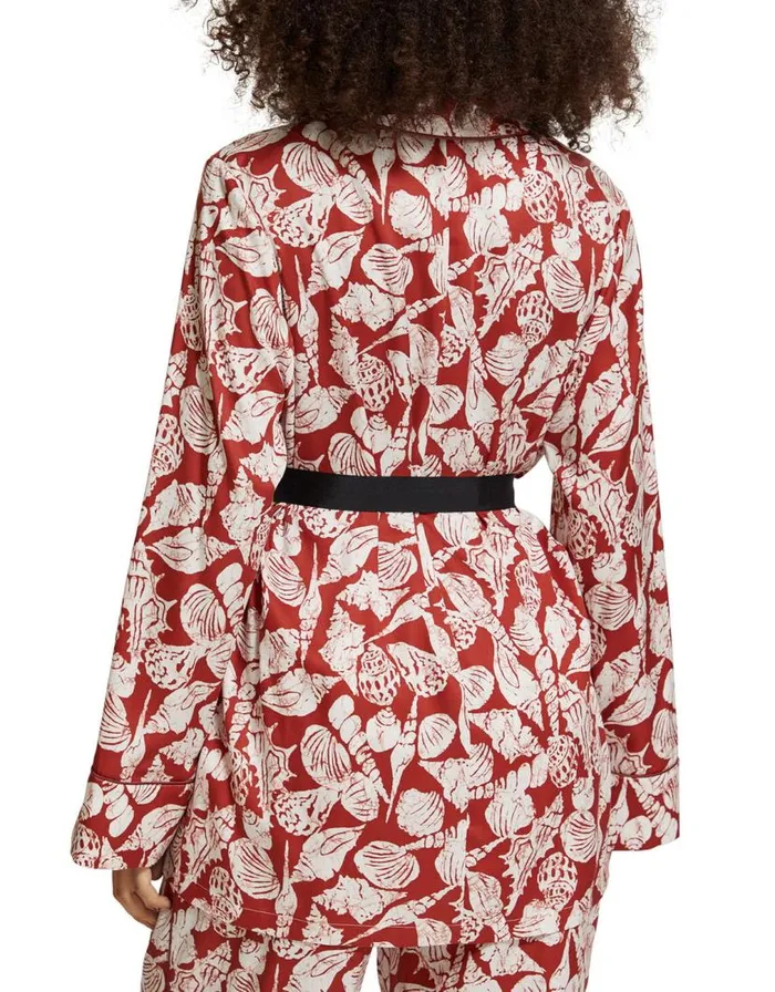 Monsoon Scotch And Soda Shell Print Tie Top Red Women Jackets Monsoon Scotch And Soda Shell Print Tie Top Red Women Jackets
