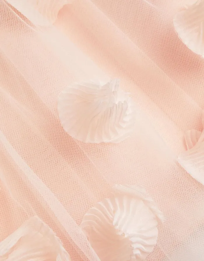 Monsoon Serenata Rose 3D Dress Pink Children Dresses Monsoon Serenata Rose 3D Dress Pink Children Dresses