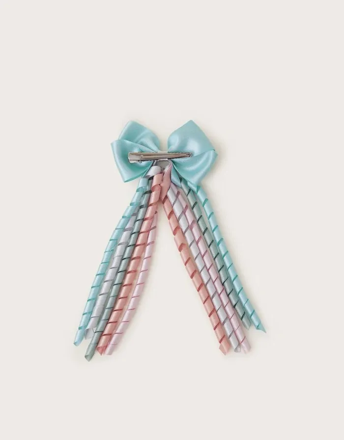 Monsoon Spiral Ribbon Bow Hair Clip Children Girls039 Hair Accessories Monsoon Spiral Ribbon Bow Hair Clip Children Girls039 Hair Accessories