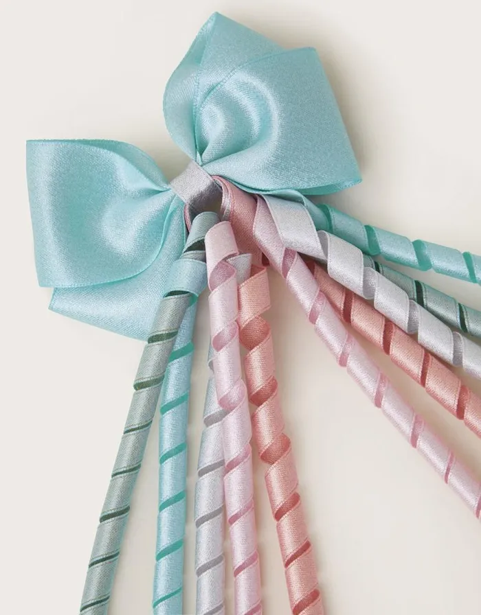 Monsoon Spiral Ribbon Bow Hair Clip Children Girls039 Hair Accessories Monsoon Spiral Ribbon Bow Hair Clip Children Girls039 Hair Accessories