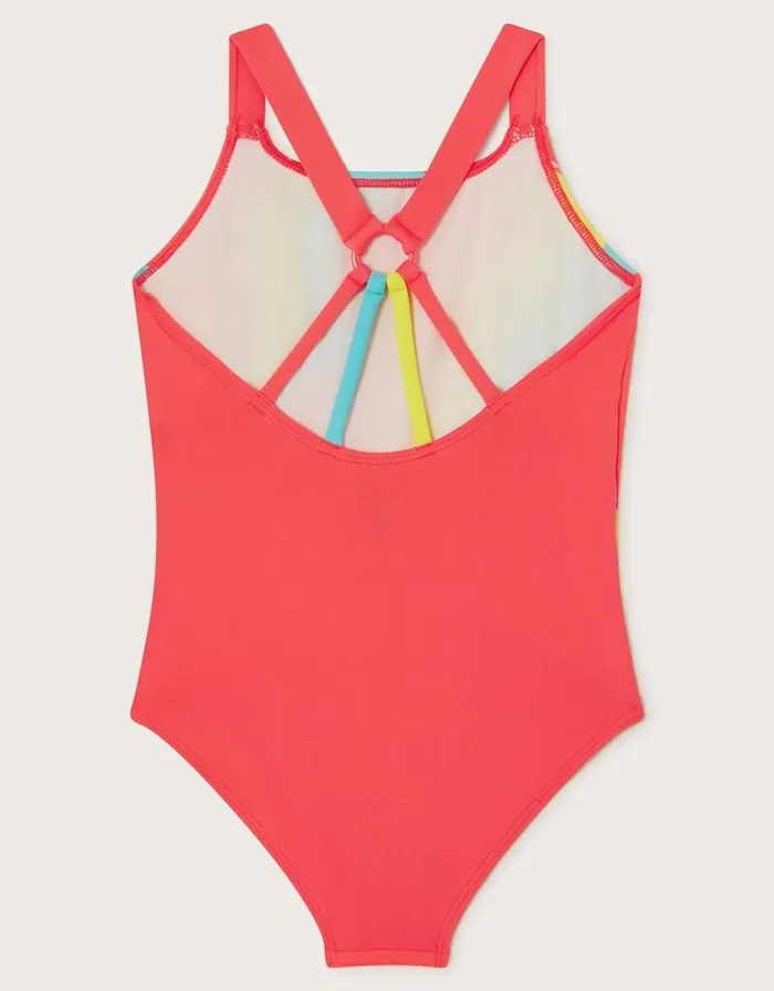 Monsoon Sunshine Sequin Swimsuit Orange Children Beachwear and Swimwear Monsoon Sunshine Sequin Swimsuit Orange Children Beachwear and Swimwear