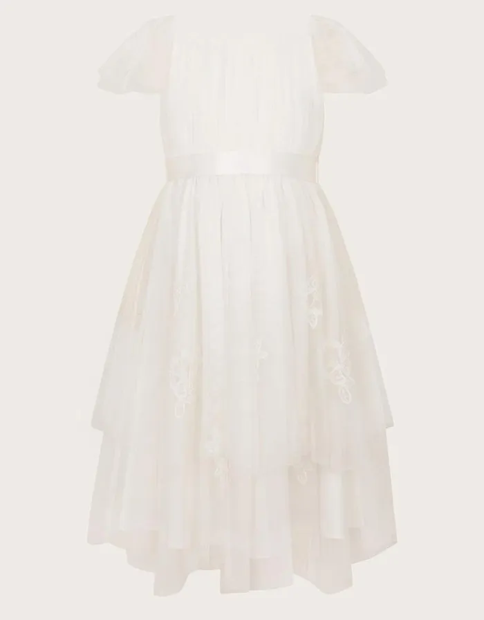 Monsoon Theodora Embroidered Dress Ivory Children Dresses Monsoon Theodora Embroidered Dress Ivory Children Dresses