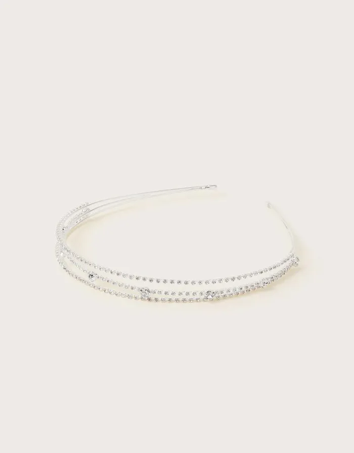 Monsoon Trio Sparkle Bridesmaid Headband Children Girls039 Hair Accessories