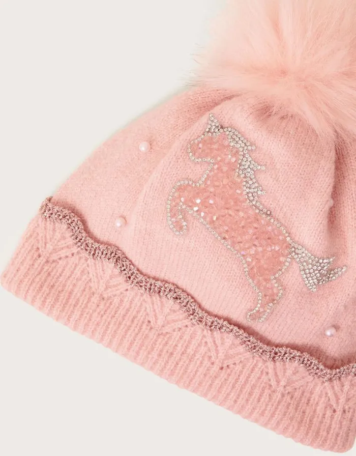 Monsoon Unicorn Dazzle Hat Pink Children Hats and Sunglasses Monsoon Unicorn Dazzle Hat Pink Children Hats and Sunglasses