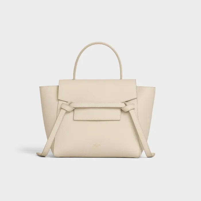 Nano Belt Bag In Grained Calfskin Pampa Women CELINE BELT BAG