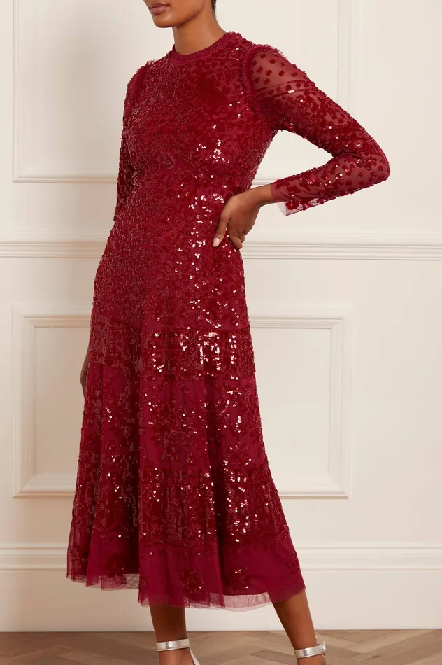 Needle and Thread Aurora Ballerina Dress Red Women Exclusives