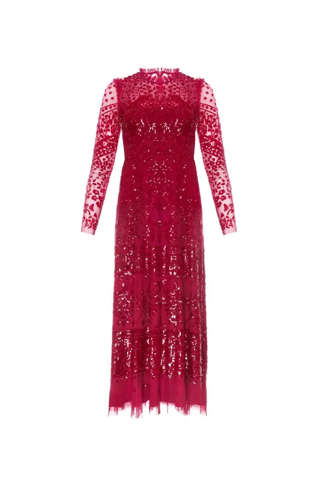 Needle and Thread Aurora Ballerina Dress Red Women Exclusives