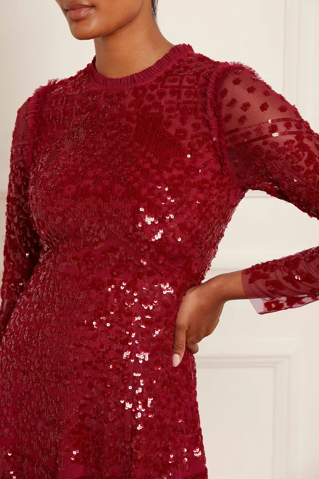 Needle and Thread Aurora Ballerina Dress Red Women Exclusives