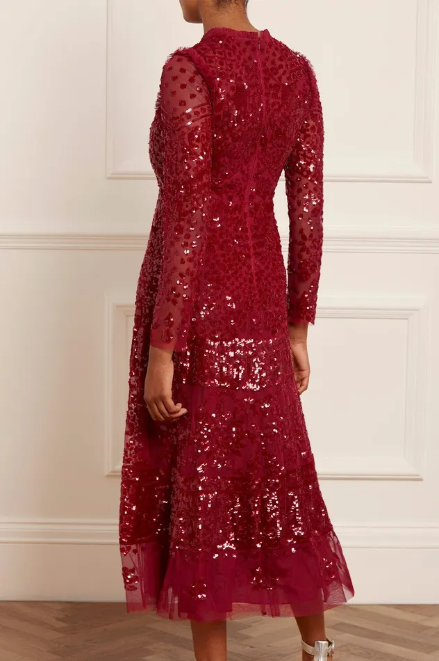 Needle and Thread Aurora Ballerina Dress Red Women Exclusives