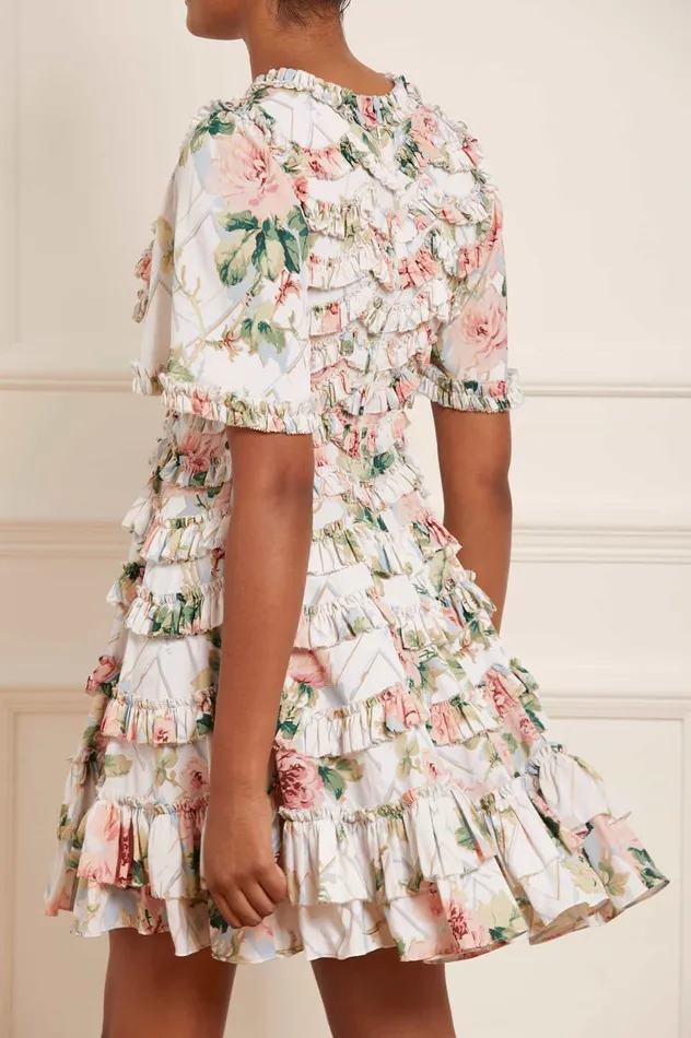 Needle and Thread Harlequin Rose Crepe Mini Dress Multi Women Exclusives Needle and Thread Harlequin Rose Crepe Mini Dress Multi Women Exclusives