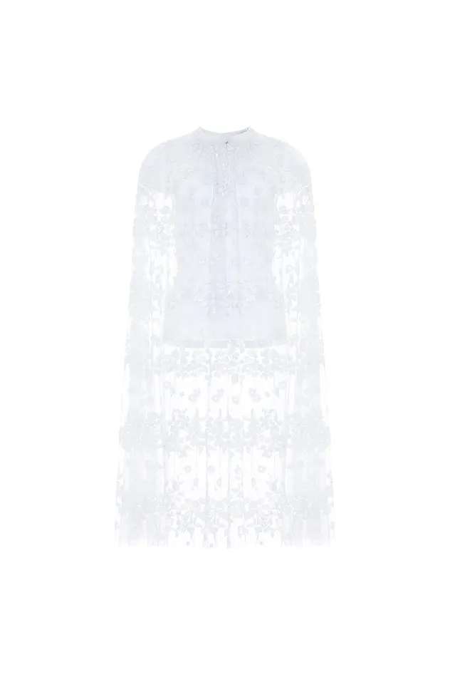 Needle and Thread Margot Midaxi Cape White Women Capes