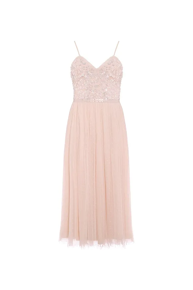 Needle and Thread Tempest Bodice Cami Ballerina Dress Pink Women Exclusives