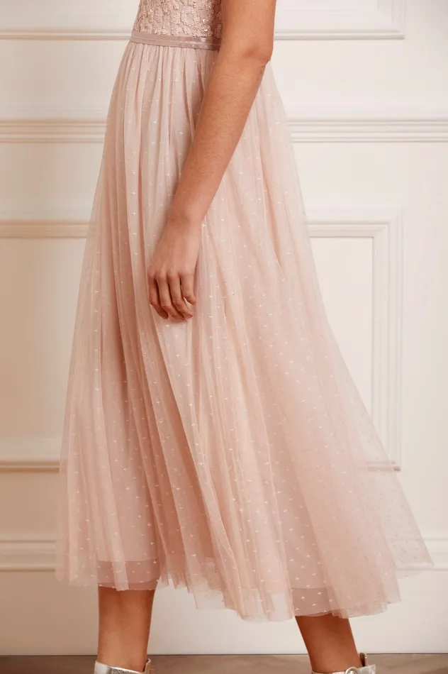 Needle and Thread Tempest Bodice Cami Ballerina Dress Pink Women Exclusives