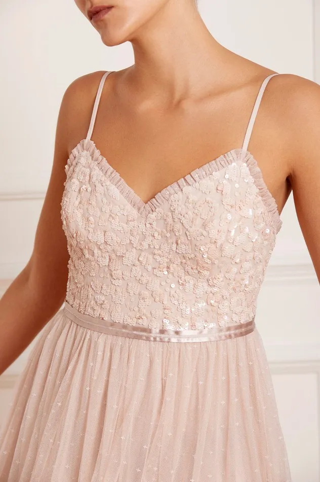 Needle and Thread Tempest Bodice Cami Ballerina Dress Pink Women Exclusives