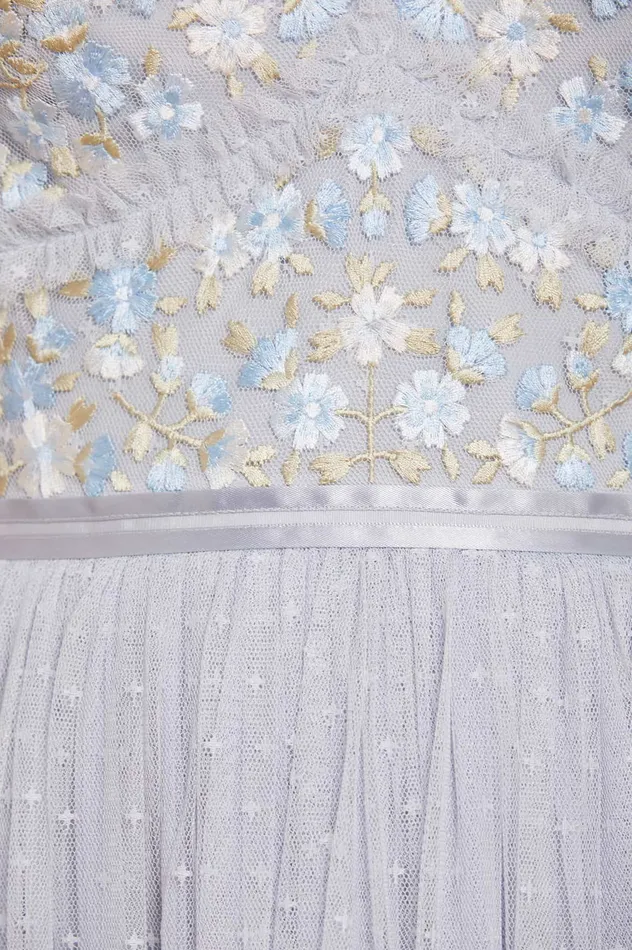 Needle and Thread Wildflower Ditsy Bodice Ankle Gown Blue Women Embroidered Dresses Needle and Thread Wildflower Ditsy Bodice Ankle Gown Blue Women Embroidered Dresses