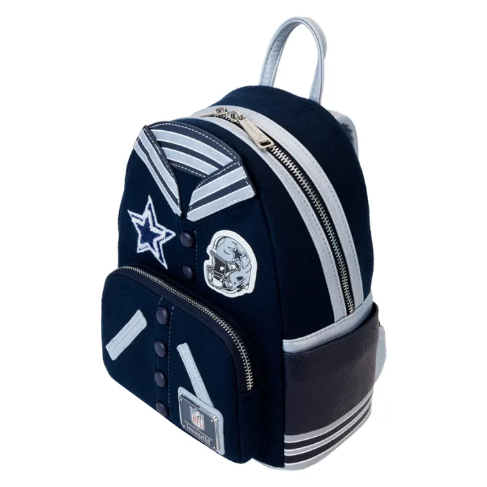 NFL Dallas Cowboys Varsity Mini Backpack Unisex Loungefly Backpacks