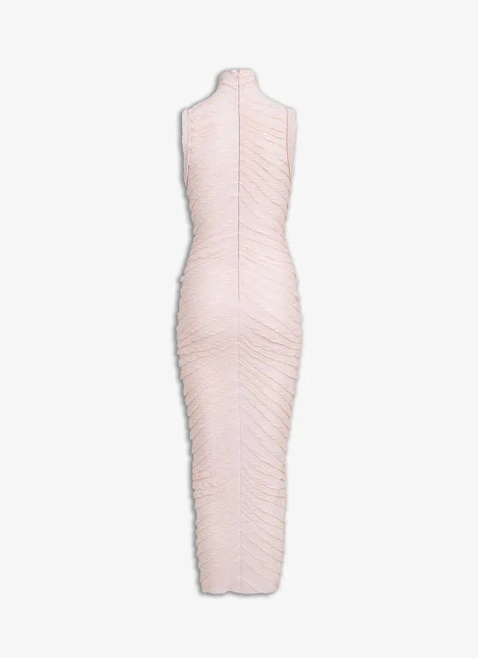 Nude SHEER SCULPTING BODYCON DRESS Women Alaa Dresses