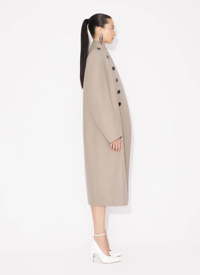 Nude WOOL LARGE COAT Women Alaa Coats and Jackets