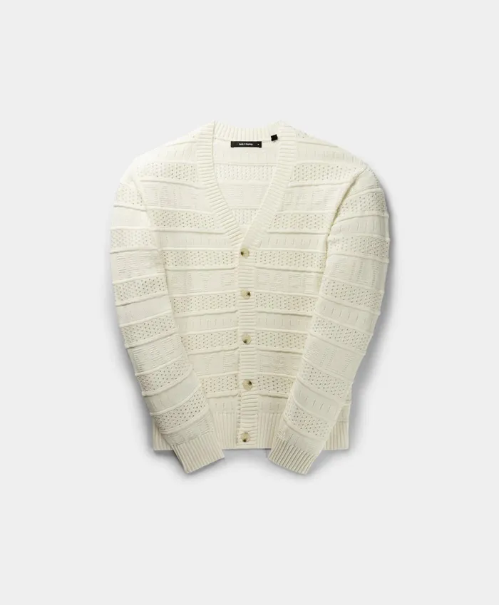Off White Rajih Cardigan Men Daily Paper Knitwear